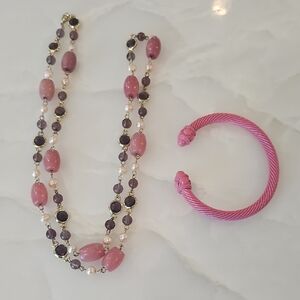 Bundle AT Necklace Bracelet